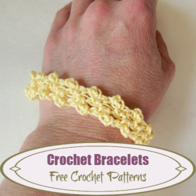 Crochet Bracelet - Simple Bracelet - Casual Bracelet - Chain Lobster Clasps  Connectors on Luulla