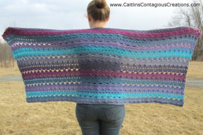 Greek Goddess Wrap Crochet Pattern by Caitlin's Contagious Creations