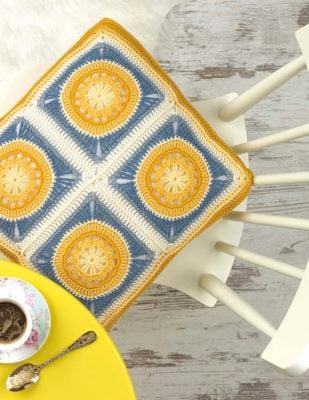 Sunny Citrus Cushion by Emily Littlefair for Marie Segares/Underground Crafter
