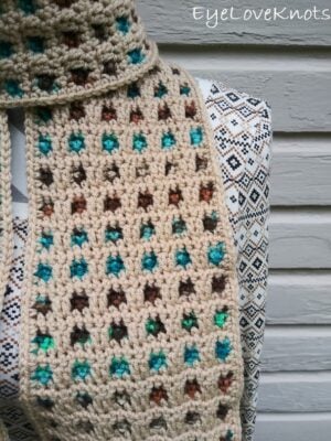 Through the Window Scarf by Alexandra of EyeLoveKnots