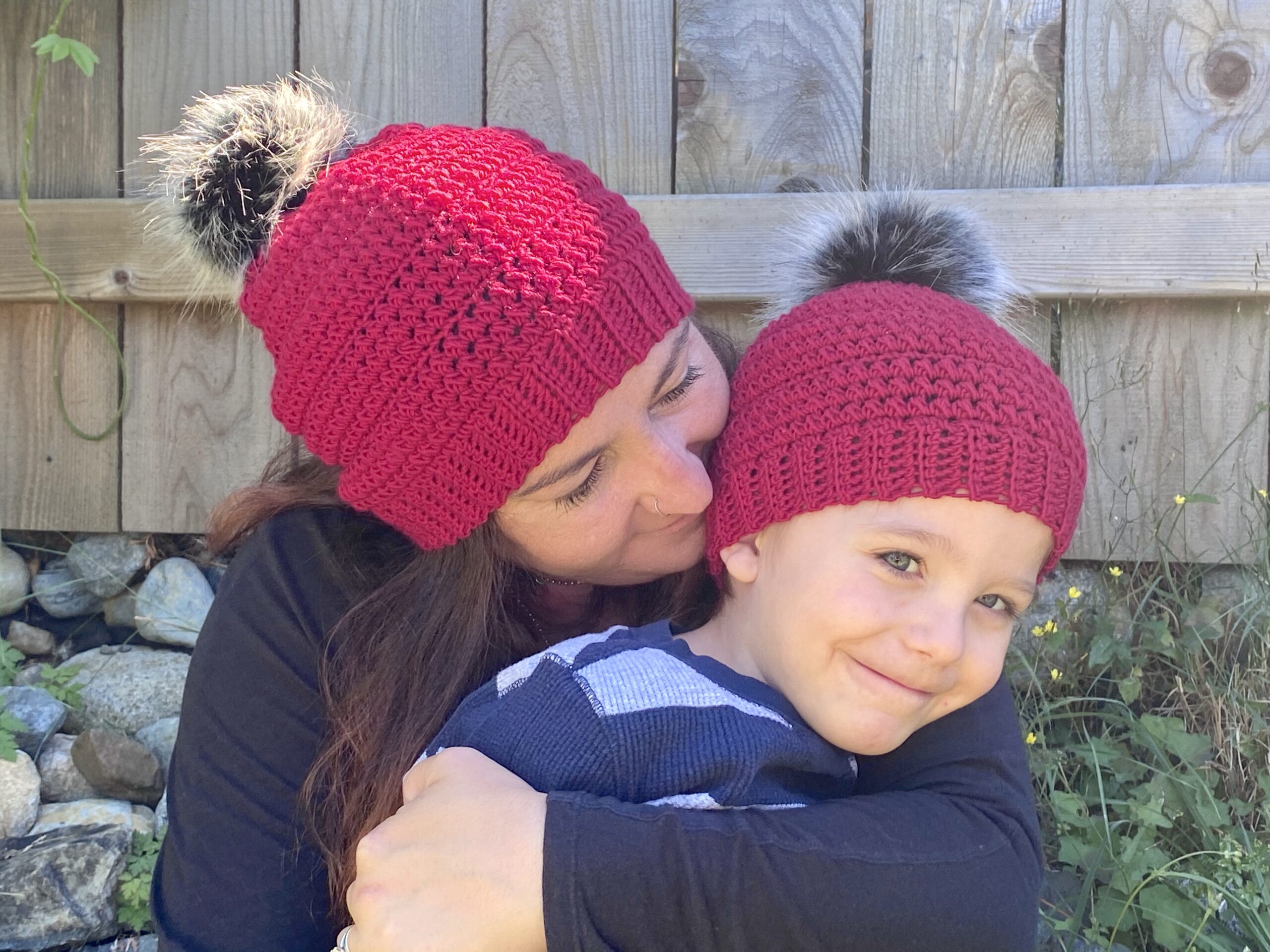 Whims Mommy \u0026 Me Beanie Set - Crochet 