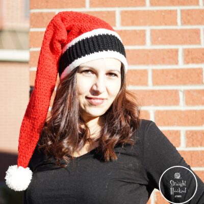 Secret Santa Hat by Straight Hooked.