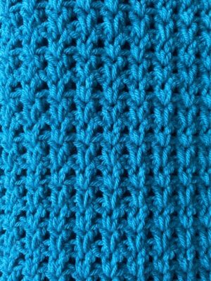 Paired Double Crochet Stitch Tutorial by Veronika Cromwell from Blue Star Crochet