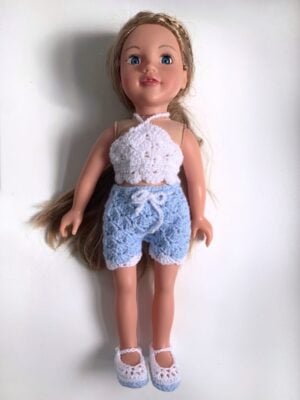 Summer Dolls Clothes by Rose Hudd from Hookfully