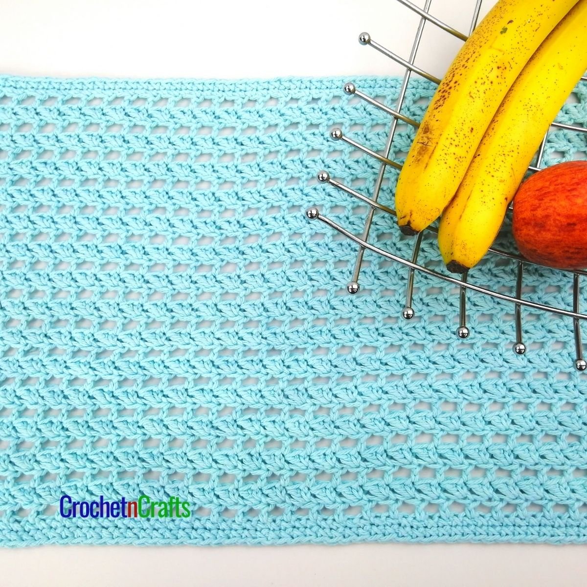 Simple Seeded Lace Crochet Placemat Crochet Pattern Bonanza