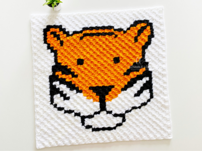 c2c Tiger by Melissa Hassler from Lovable Loops