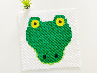 c2c Alligator by Melissa Hassler from Lovable Loops