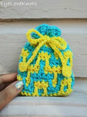 Amaze Me Mosaic Soap Cozy by Alexandra of EyeLoveKnots