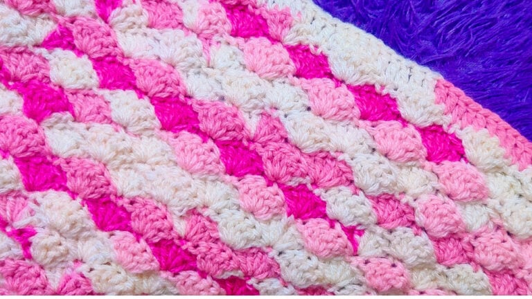 Crochet Baby Blanket in Shell Stitch - Crochet Pattern Bonanza