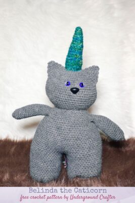 Belinda the Caticorn by Marie Segares/Underground Crafter.