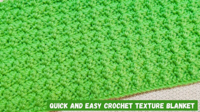 Quick and Easy Crochet Texture Blanket by rajiscrafthobby.
