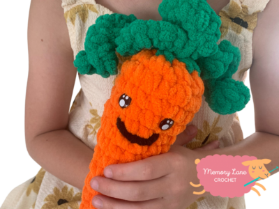 Carrot Amigurumi Toy by Rose Hudd from Hookfully.