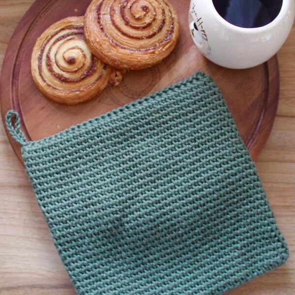 A Simple Pot Holder FREE Crochet Pattern