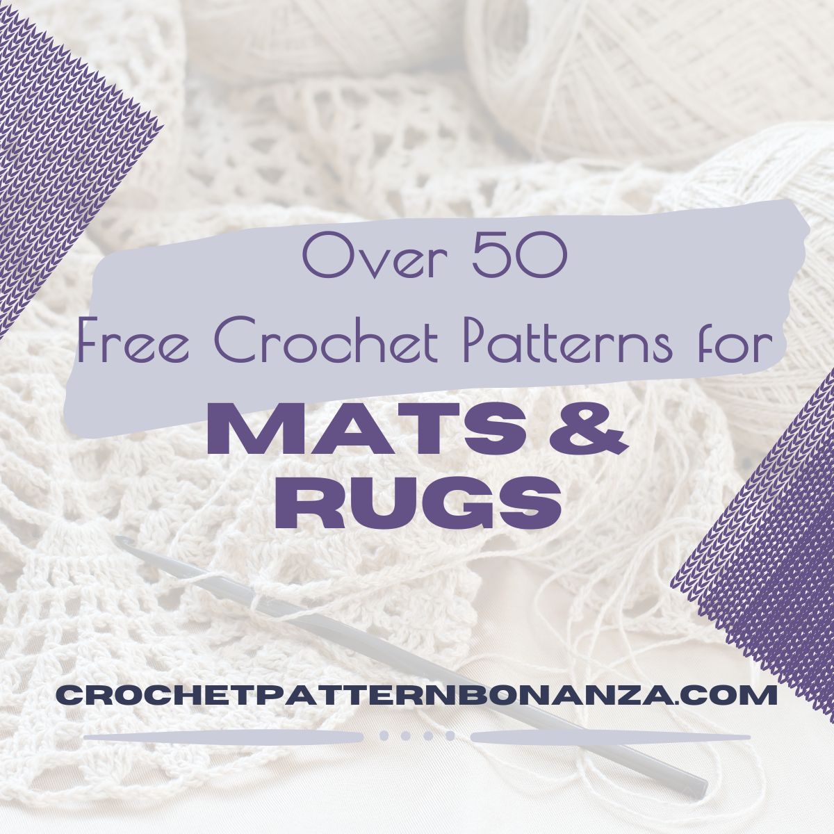 Crochet Floor Mat Patterns Crochet Pattern Bonanza