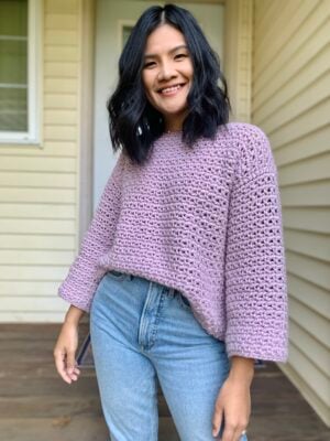 Chunky Crochet Sweater by Wannipa Yunker / KnitcroAddict