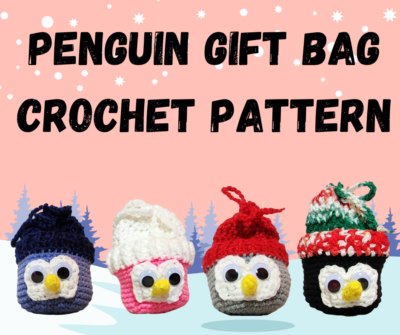 Penguin Gift Bag by Lisa Ferrel/My Fingers Fly.