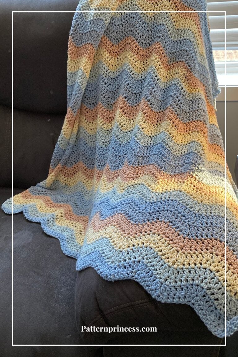 Caron Easy Peasy Crochet Baby Blanket Pattern