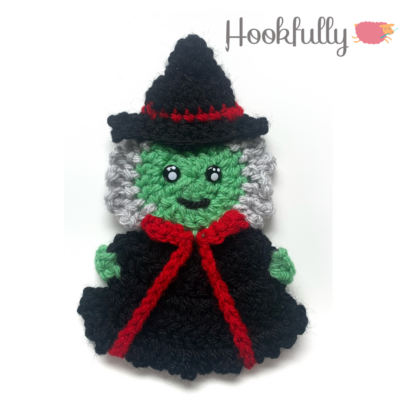 Halloween Witch Applique by Hookfully