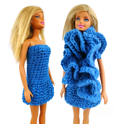 Barbie Dress and Ruffled Scarf