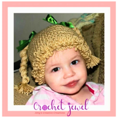 Crochet Cabbage Patch Hat by Amy Lehman