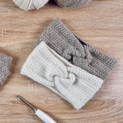 Linked Stitch Crochet Ear Warmer by Ned and Mimi