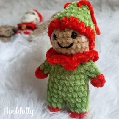 Christmas Elf Ornament by Hookfully