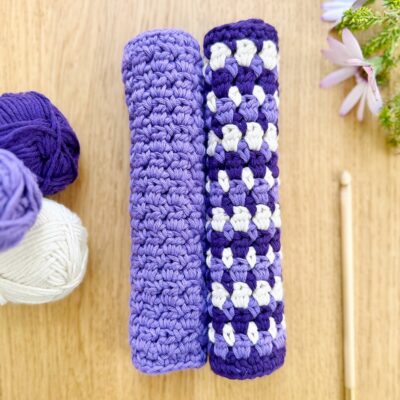 Lavender Fields Washcloth by Ned and Mimi