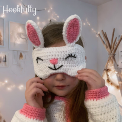 Bunny Sleep Mask by Hookfully