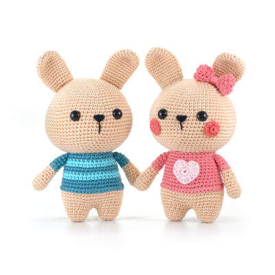 Bunnies Crochet Pattern by DIY Fluffies