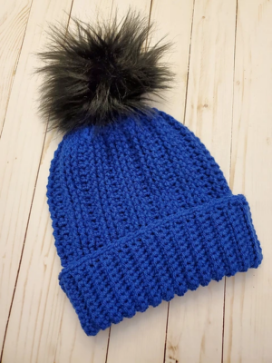 Hills and Valleys Ribbed Beanie by Carol Hladik Designs