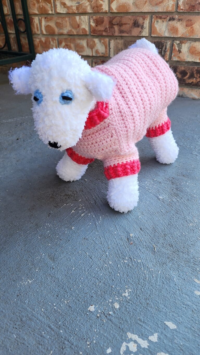 Baby Goat in Pajamas