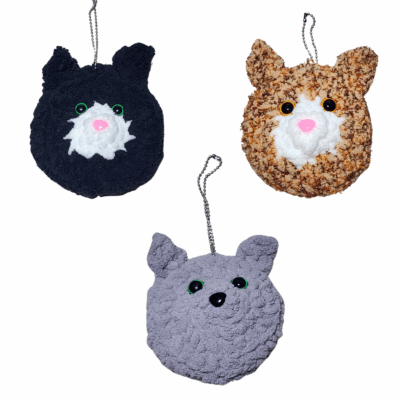 Easy Cat Keychain by Lisa Ferrel/My Fingers Fly