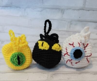 Eyeball Trick or Treat Bag by Lisa Ferrel/My Fingers Fly