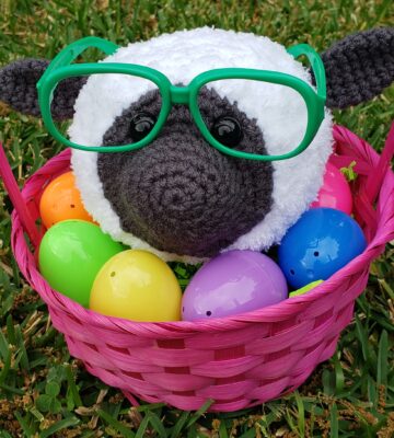 Lamb Eyeglass Holder by Lisa Ferrel/My Fingers Fly