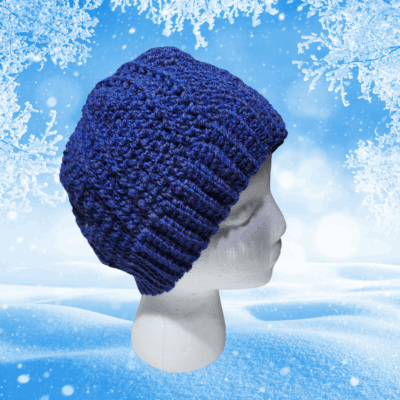 Ski Slope Men's Hat by Lisa Ferrel/My Fingers Fly
