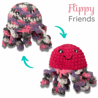 Reversible Octopus - Flippy Friends by Hookfully