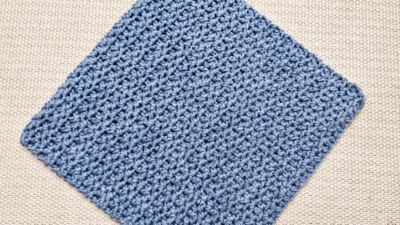 Super Easy Wiper Crochet Dishcloth Pattern by rajiscrafthobby