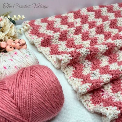 Magnolia Blanket by The Crochet Village
