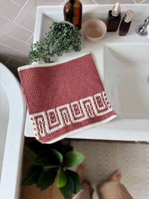 Wildflower Washcloth 3 by Hannah Cross from HanJan Crochet