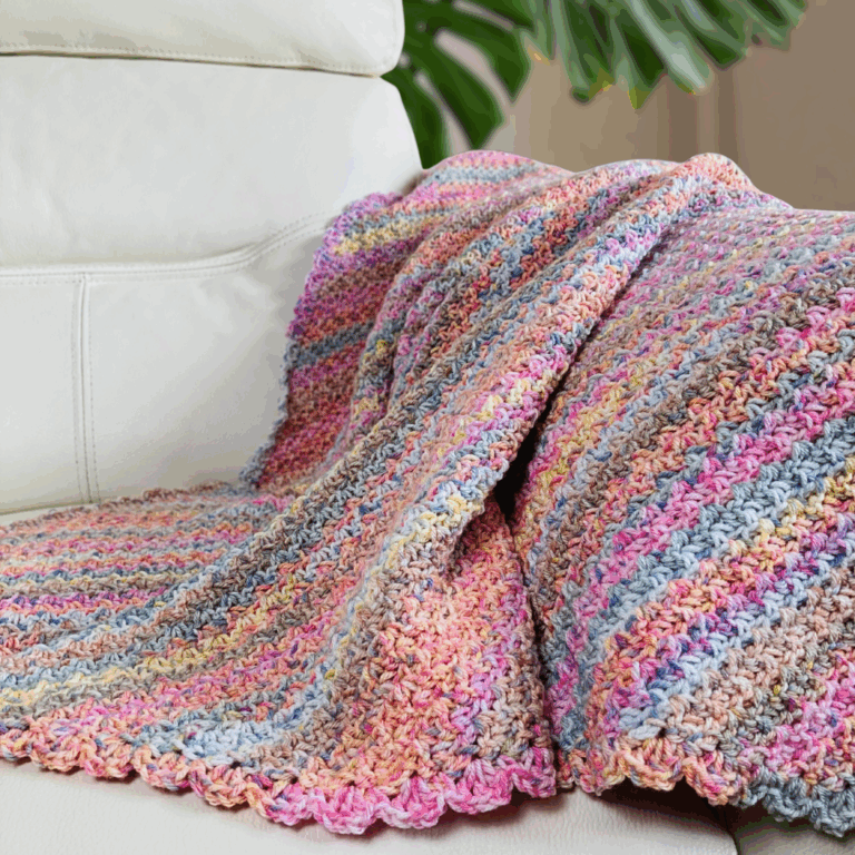 Sherbet Skies Baby Blanket