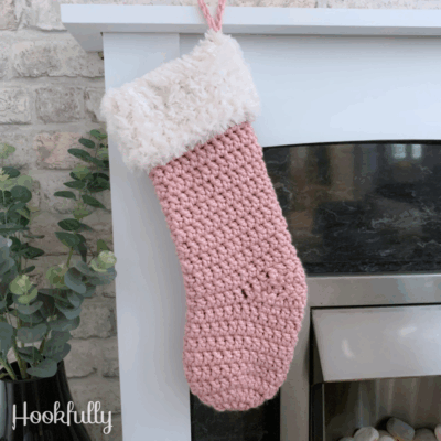 Blushmallow Christmas Stocking by Hookfully