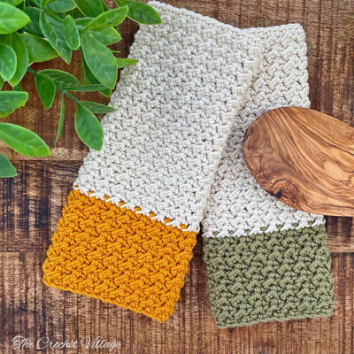 Hazel Potholder/ Wash/Dishcloth by The Crochet Village