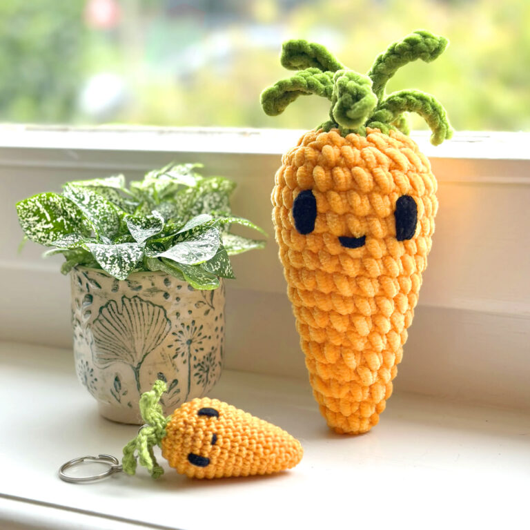 Carrot Amigurumi Crochet Pattern