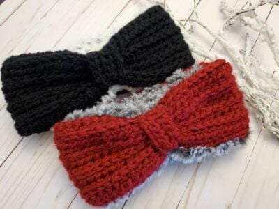 Fur Lined Toddler Headband by Carol Hladik Designs