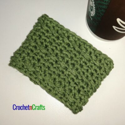 Aiken – Cup Cozy Crochet Pattern by CrochetNCrafts