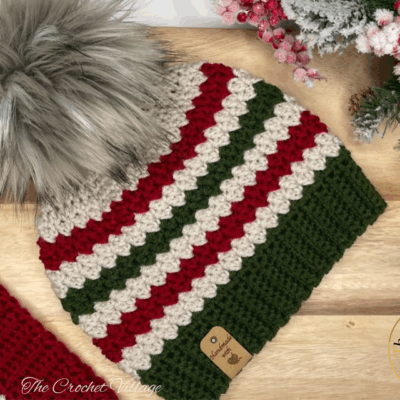 Winter Sled Beanie by The Crochet Village