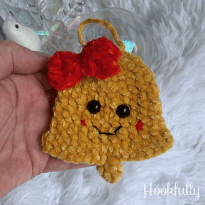 Bell Christmas Ornament by Hookfully