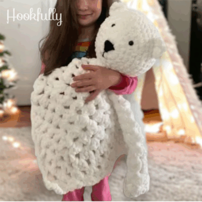 Giant Bear Lovey by Hookfully