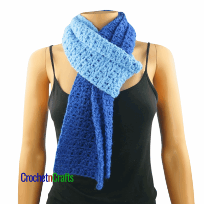 Pretty Simple Crochet Scarf Pattern by CrochetNCrafts