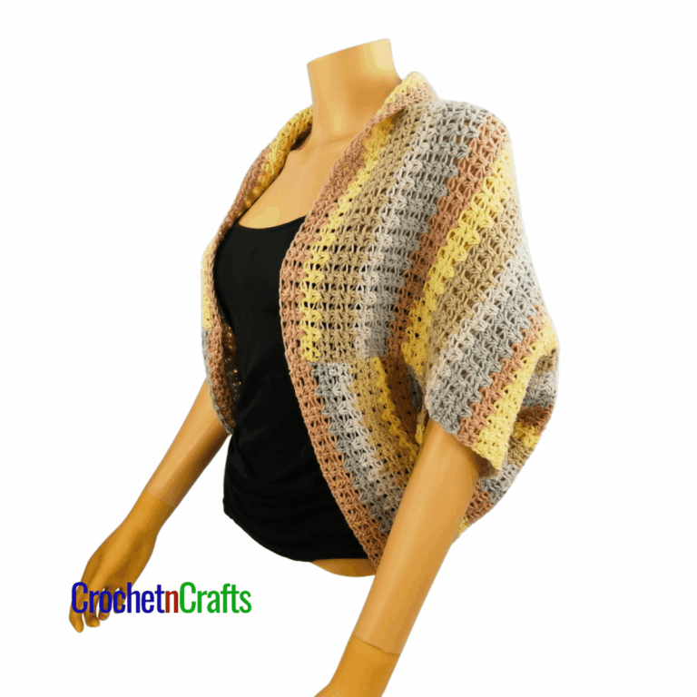 Pretty Simple Crochet Shrug Pattern by CrochetNCrafts
